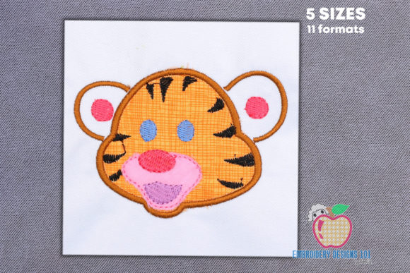 Baby Tiger Applique Design Review for Craft Fairs