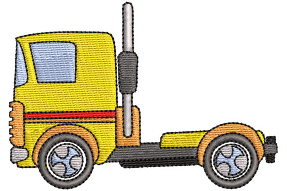 BigTruck: A Bold 4x4 Design for Playful Embroidery Projects