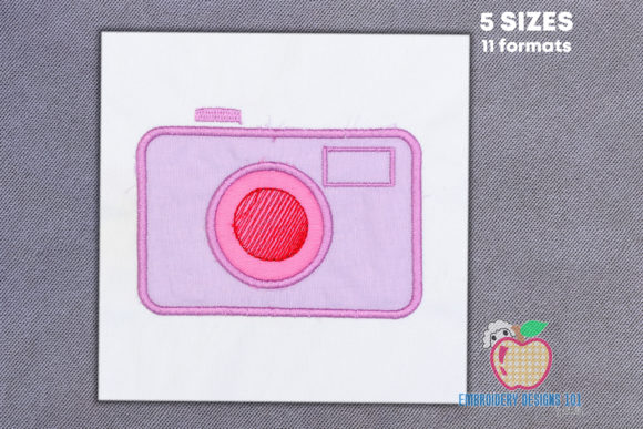 Camera Applique Design Review for Business Merch