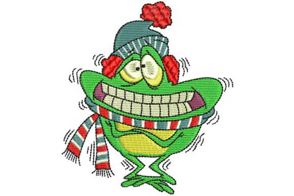 Cold Monster: A Chillingly Cute Embroidery Design Review