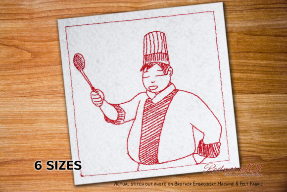 Confident Young Chef Bluework: A Designer's Review