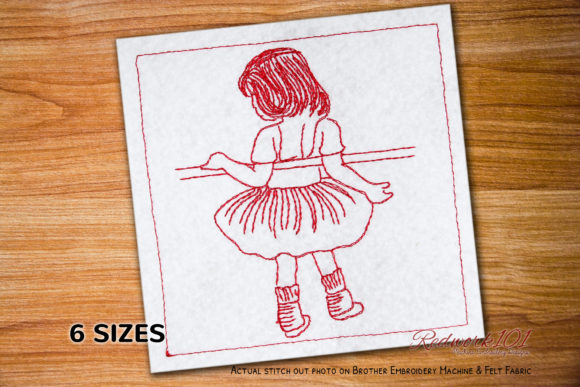 Cute Little Girl in Ballerina Pose: A Holiday Design Review