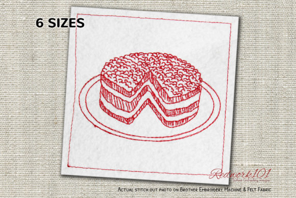 Mousse Cake Embroidery Design Review for Small Business Merch