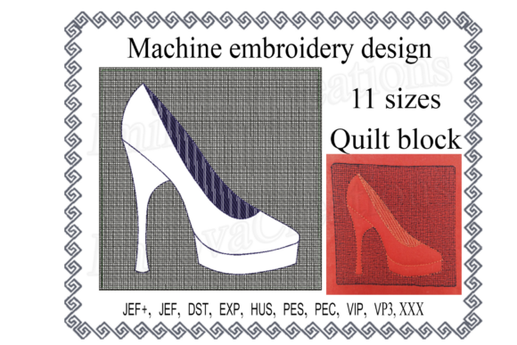 Quilt Block Shoe with Butterfly Design Review