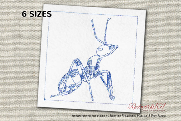Red Wood Ant Bluework: A Charming Stitch for Gifts